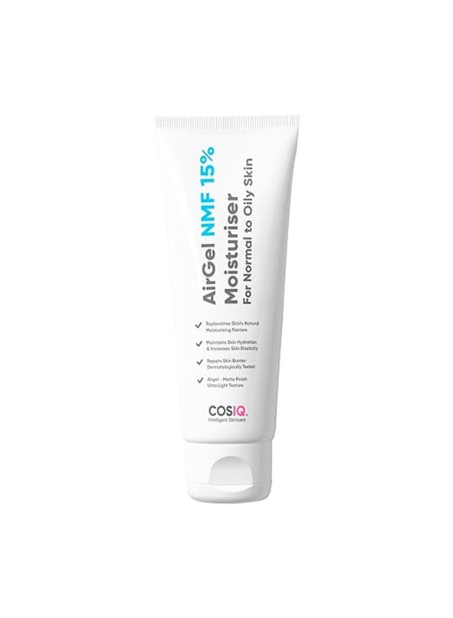 "كوز آي كيو" مرطب الوجه Cos-IQ AirGel NMF 15% للبشرة الدهنية إلى العادية | سريع الامتصاص وخفيف الوزن للنساء والرجال | 100 مل - Image 1